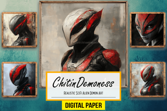 Download Realistic SciFi Alien Demon Backdrop Art - Realistic Collection
